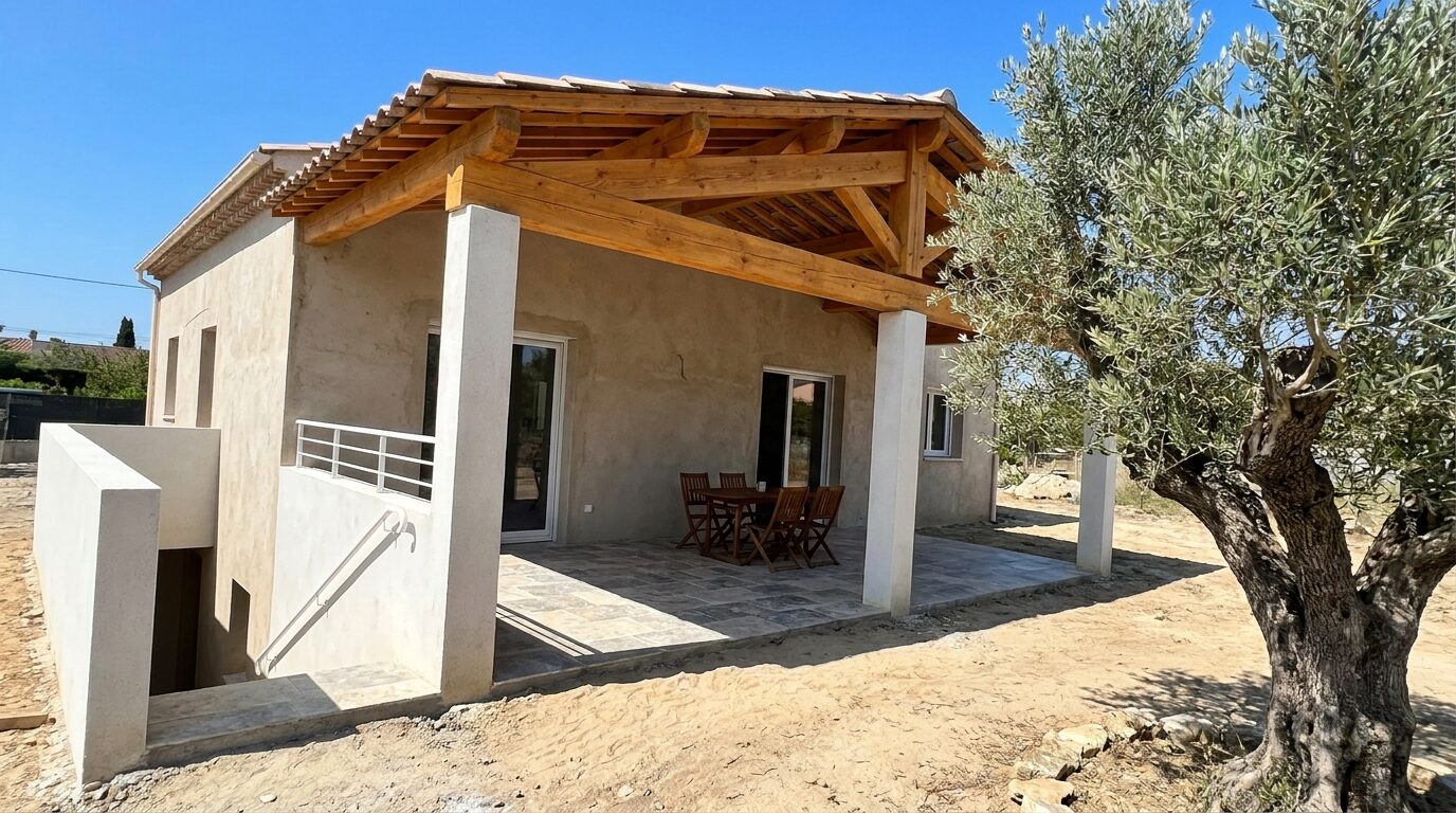 Travaux de maçonnerie réalisés par AT Construction dans l'Hérault — réalisation 6