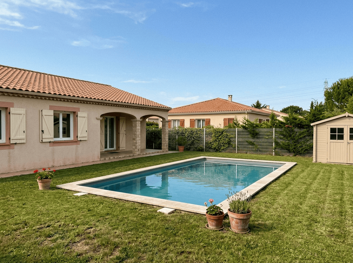 Piscine sur-mesure réalisée par AT Construction dans l'Hérault — réalisation 3