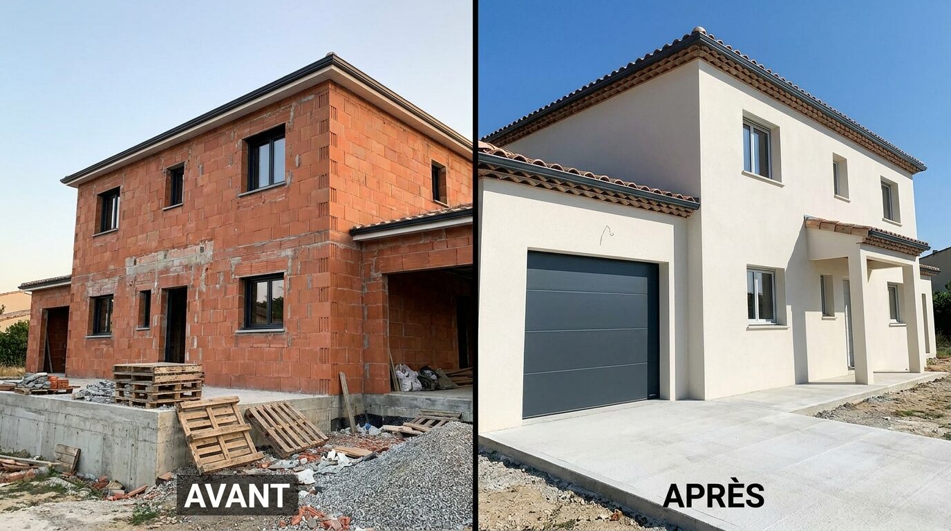 Rénovation de maison réalisée par AT Construction dans l'Hérault — réalisation 1