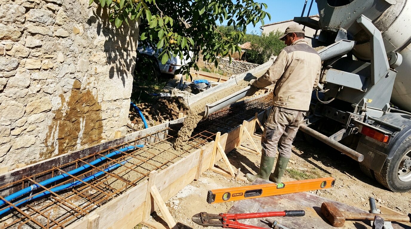 Rénovation de maison réalisée par AT Construction dans l'Hérault — réalisation 2