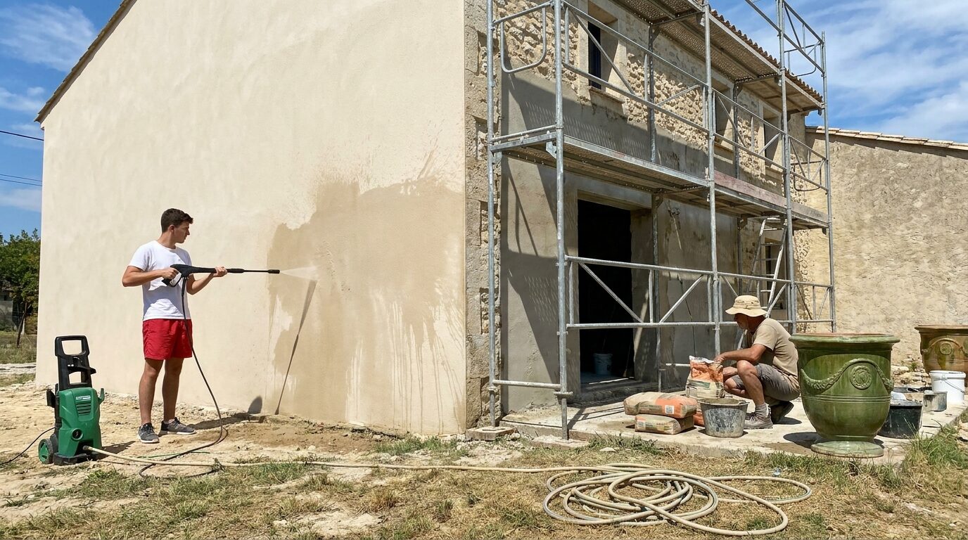 Rénovation de maison réalisée par AT Construction dans l'Hérault — réalisation 8